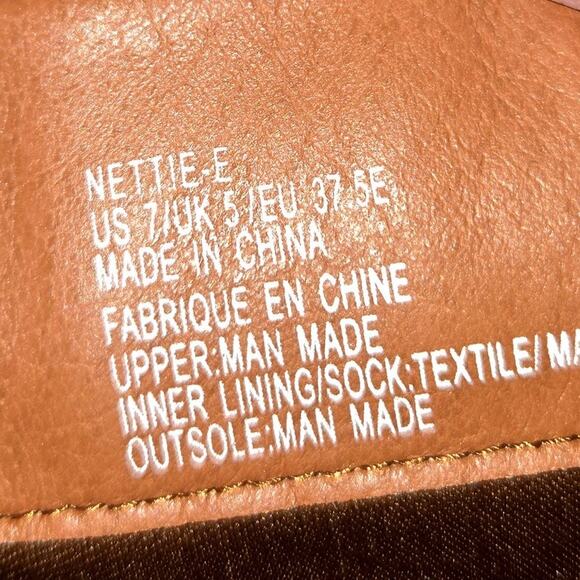 NWOT Shoedazzle 7 Brown Riding Women's Boots Knee Length Zipper Shoe New No Tag - Picture 5 of 7